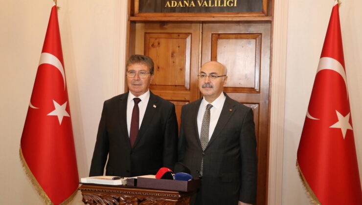 Başbakanı Üstel, Adana Valisi Köşger’i ziyaret etti