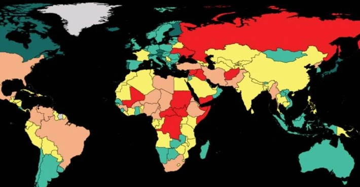 Dünyanın en tehlikeli ülkeleri açıklandı
