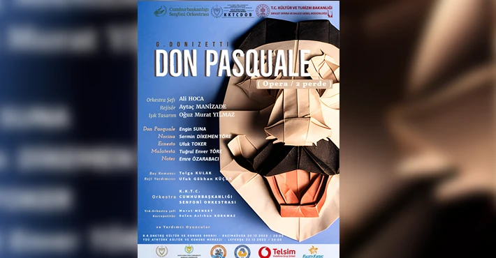Don Pasquale Operası 20 Aralık’ta Gazimağusa’da