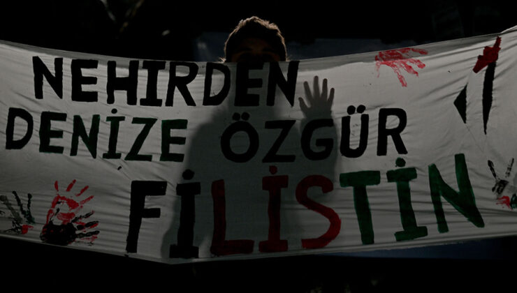 Ankara'da 'Büyük Gazze Yürüyüşü' düzenlendi