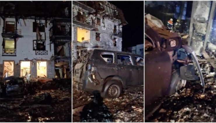Ukrayna'da AA ekibinin kaldığı otel bombalandı!