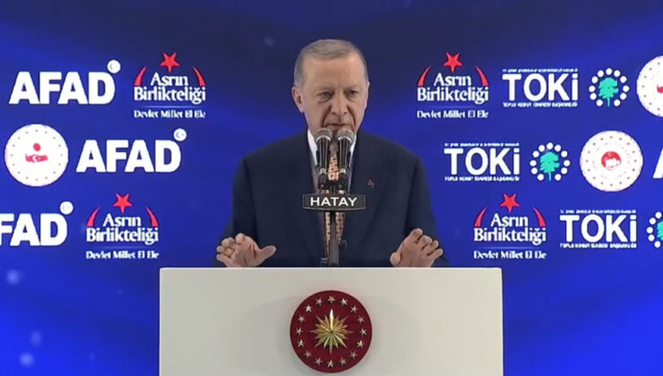 Cumhurbaşkanı Erdoğan Hatay'da: "Vatandaşlarımız müsterih olsun, devletlerine ve bize güvensin. Kimse mağdur olmayacak"