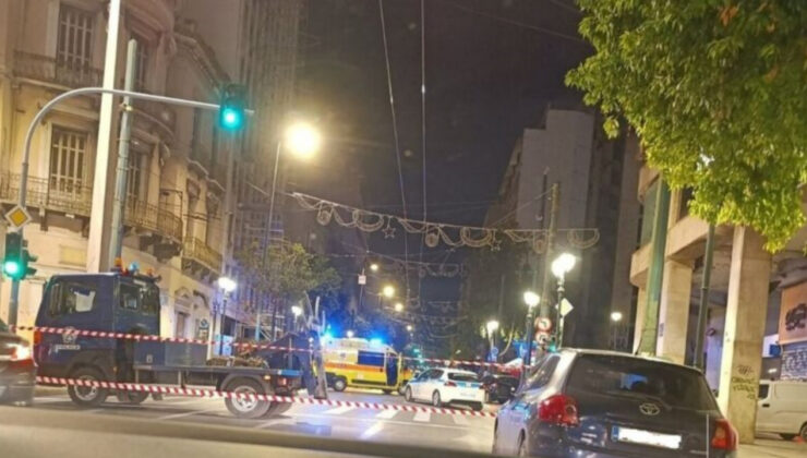 Komşuda korkutan patlama: Atina'da Bakanlık önünde bomba paniği