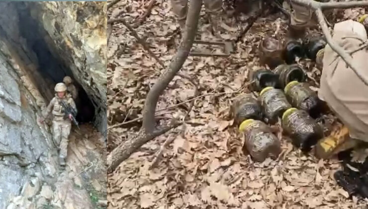 PKK'lı teröristlerin kullandığı 11 sığınak ve 2 depo imha edildi