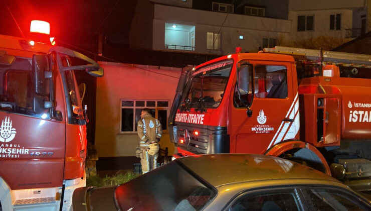 Küçükçekmece'de korkutan yangın: Yaralılar var!