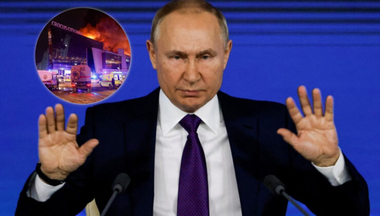 Moskova'daki kanlı terör saldırısı sonrası Putin'den ilk açıklama: Hepsi cezalandırılacak, gelecekleri yok!