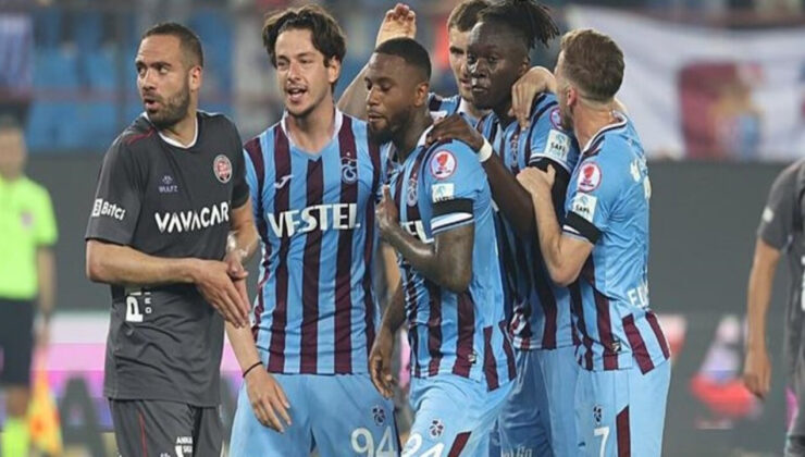 Trabzonspor 3 – 2 Fatih Karagümrük | Maçın özeti