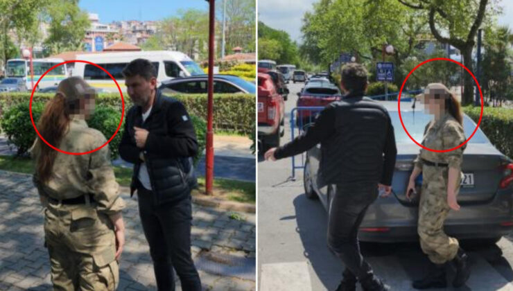 Jandarma üniformasıyla esnafa GBT kontrolü yaparken yakalandı! Kadının asıl mesleği şaşırttı…