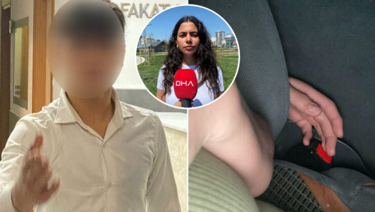 Yolcu otobüsünde tacizci muavin dehşeti! Genç kadın kameraya alıp erkek arkadaşından yardım istedi..
