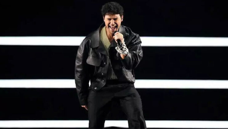 Eurovision'da Filistin damgası: Eric Saade kefiyeyle yarı finale çıktı!