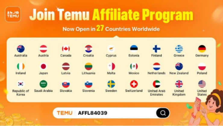 TEMU AFFILIATE PROGRAMI 2024: Ayda 3.000.000TL’ye Kadar Kazanın!