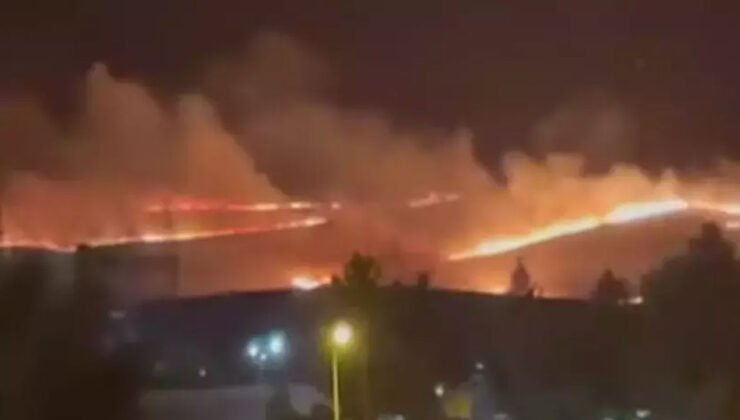 Diyarbakır'da korkutan anız yangını