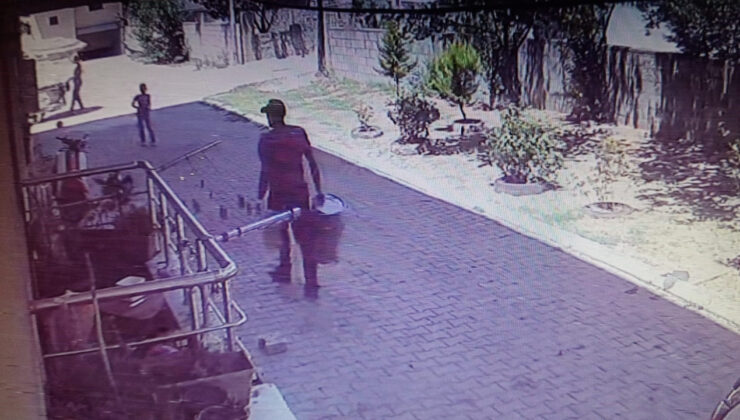 Tekirdağ'da ilginç hırsızlık! An be an kaydedildi!