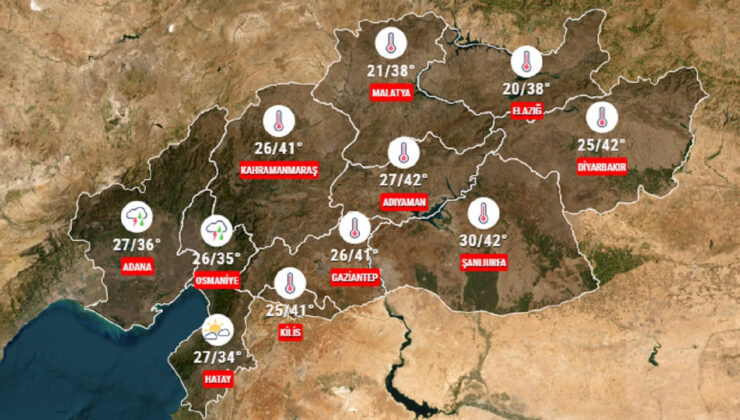 23 Temmuz 2024 deprem bölgesi hava durumu nasıl olacak? İşte il il hava durumu…