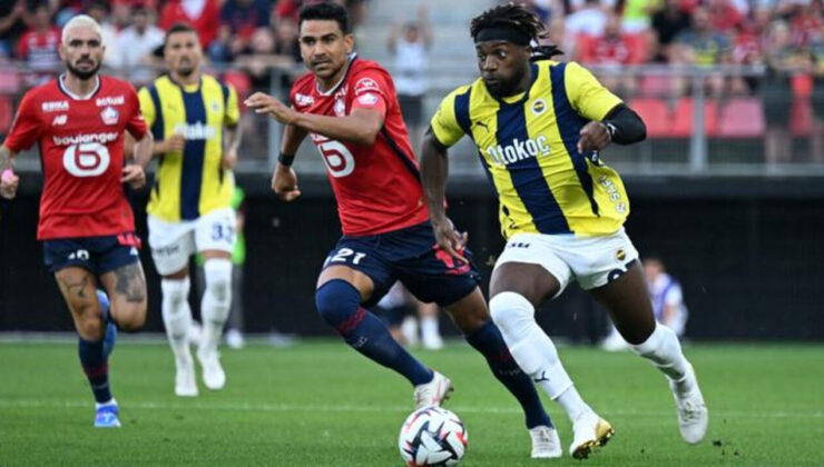 Fenerbahçe uzatmalarda yıkıldı, turu Kadıköy'e bıraktı! Lille 2 – 1 Fenerbahçe | Maçın özeti