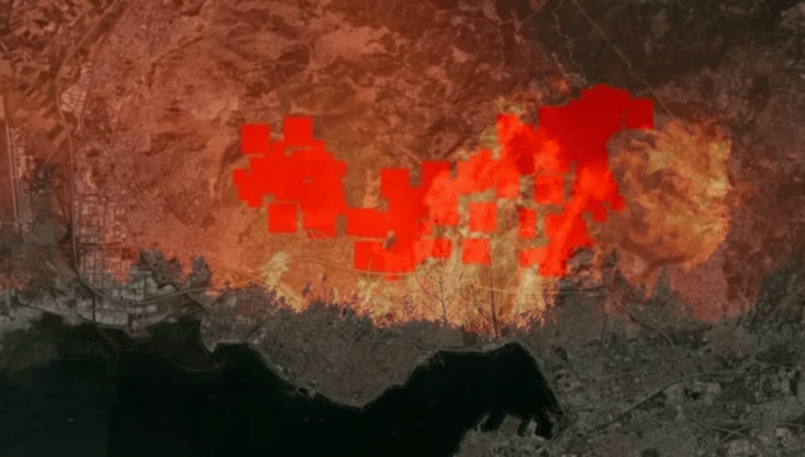NASA görüntüledi: İzmir'deki felaketin boyutunu gözler önüne serdi!