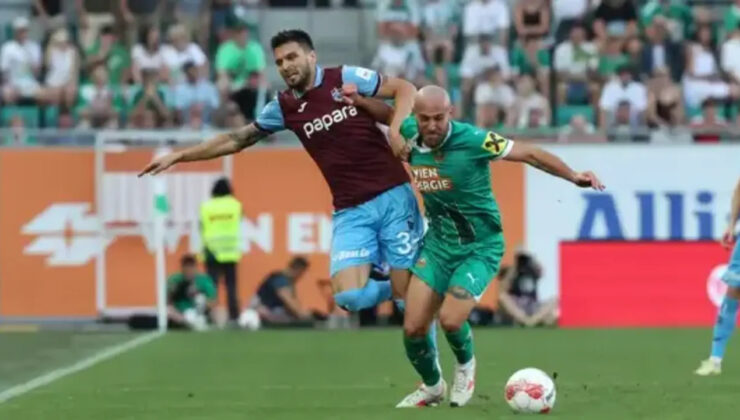 Trabzonspor Rapid Wien'i geçemedi, Avrupa Ligi'ne veda etti! Rapid Wien 2 – 0 Trabzonspor | Maçın özeti