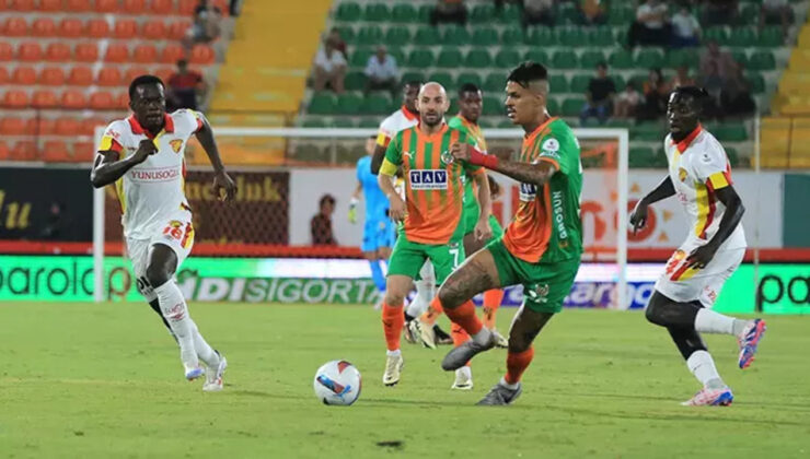 Alanya'da karşılıklı goller atıldı, puanlar paylaşıldı! Alanyaspor 1 – 1 Göztepe | Maçın özeti