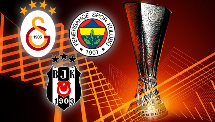 UEFA Avrupa Ligi’nde Galatasaray, Fenerbahçe ve Beşiktaş’ın rakipleri belli oldu! İlk kez düzenlenecek formatta her temsilcimizin 8 rakibi olacak…