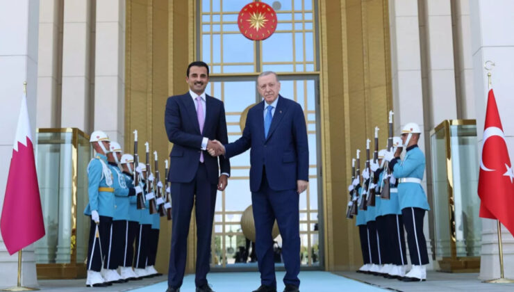 Külliye'de kritik zirve: Katar Emiri Şeyh Temim bin Hamed Al Sani Ankara'da! Gündem: Orta Doğu