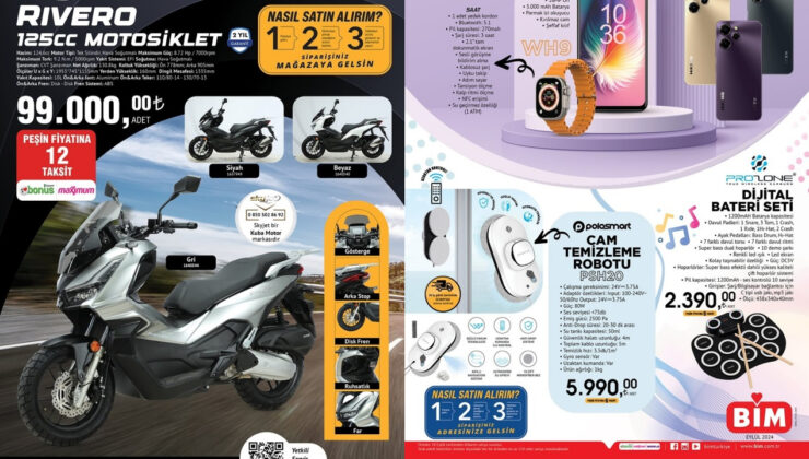 BİM'e ucuza katlanabilir elektrikli bisiklet ve motosiklet geliyor! İşte, BİM 20 Eylül aktüel ürünler…