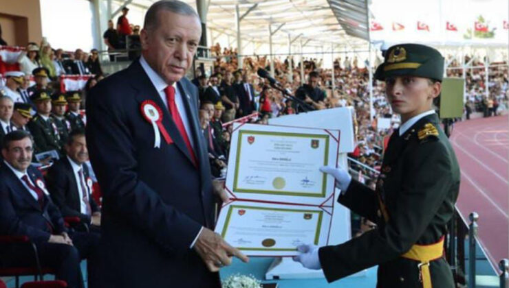 Devre birincisi Teğmen Ebru Eroğlu'ndan anlamlı paylaşım
