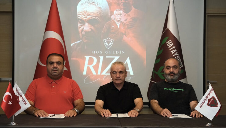 Hatayspor'da teknik direktörlüğe Rıza Çalımbay getirildi