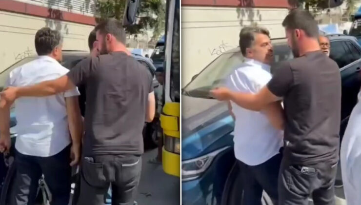 Ümraniye'de İETT şoförü, sürücülerle tartıştı! Vatandaşlar zor sakinleştirdi! O anlar kamerada…
