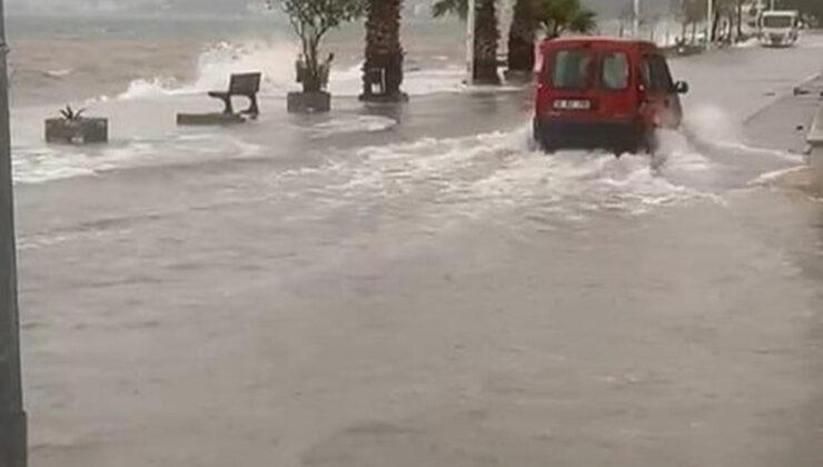 Bursa'da deniz ile kara birleşti