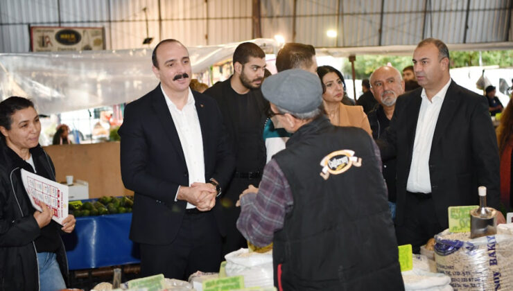 Konyaaltı Belediye Başkanı Kotan pazar esnafıyla buluştu