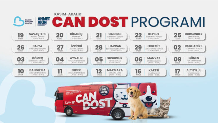 Balıkesir Büyükşehir Belediyesi’nin ”Can Dost” aracı sokak hayvanları için yola çıkıyor