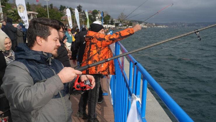 Sarıyer’de oltalar farkındalık için atıldı