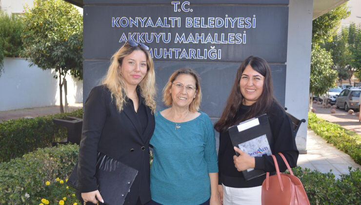 Konyaaltı Belediyesi’nden sosyal doku çalışması