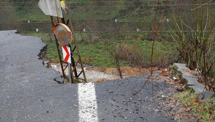 Rize’de heyelan: 4 köye ulaşım kapandı