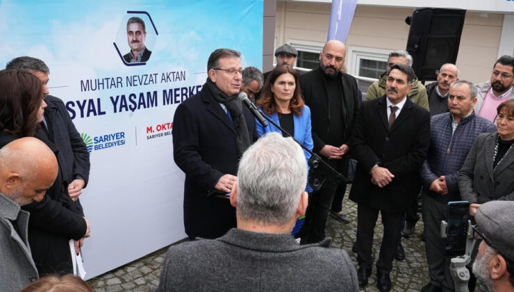 Sarıyer’de ”Muhtar Nevzat Aktan Sosyal Yaşam Merkezi” hizmete açıldı