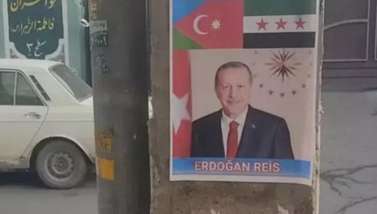 İran sokaklarında dikkat çeken Erdoğan posterleri