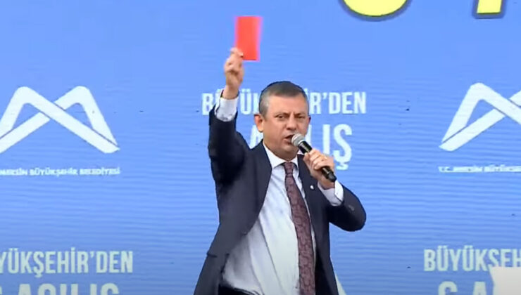 Özgür Özel’in sürprizi ”kırmızı kart” çıktı