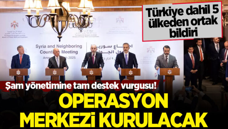 Beşli Güvenlik Zirvesi’nin sonuç bildirgesi yayımlandı: Şam’a tam destek vurgusu