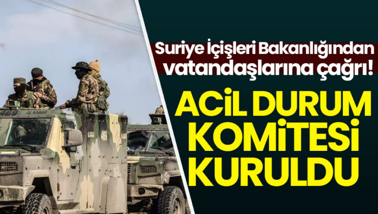 Suriye Savunma Bakanlığından vatandaşlara çağrı!