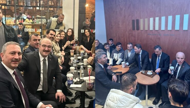 CHP’nin boykot listesindeki Espressolab’a AKP desteği: Kahve içip poz verdiler