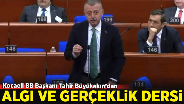 Kocaeli BB Başkanı Tahir Büyükakın'dan "Algı ve Gerçeklik" dersi