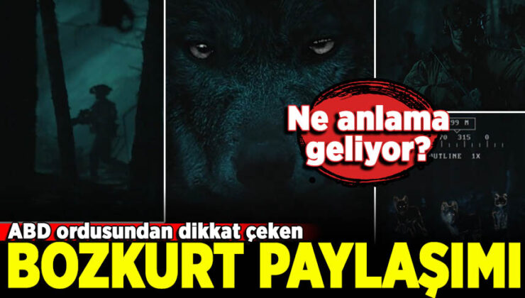 ABD ordusundan dikkat çeken Bozkurt paylaşımı