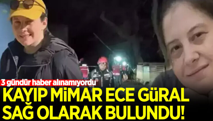 Belgrad Ormanı’nda kaybolan mimar Ece Gürel sağ olarak bulundu