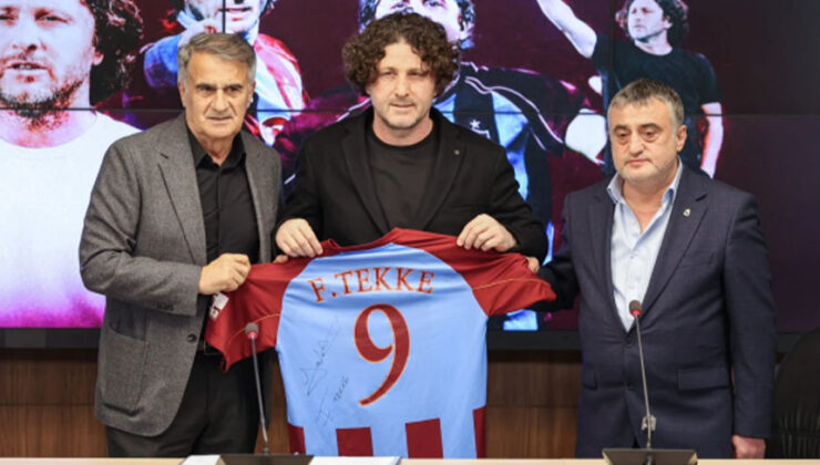 Trabzonspor’da Fatih Tekke için imza töreni düzenlendi