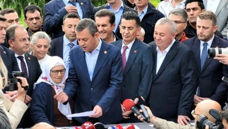 Özgür Özel, Ekrem İmamoğlu’nun köyünde imza kampanyasını başlattı