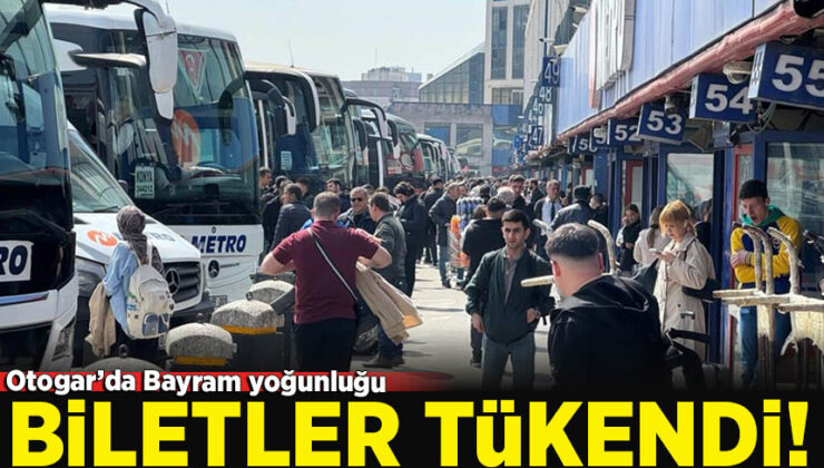 Büyük İstanbul Otogarı’nda bayram yoğunluğu