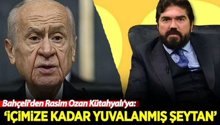 Bahçeli’den Rasim Ozan Kütahyalı’ya: İçimize kadar yuvalanmış şeytan