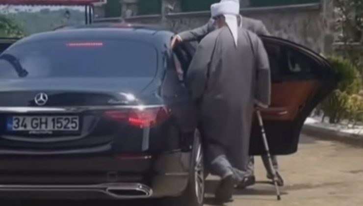 Trafiği birbirine katan çakarlı araç Menzil bağlantılı çıktı!