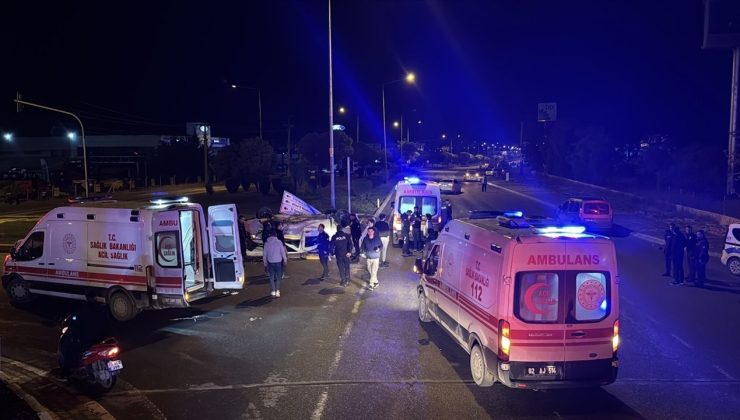 Adıyaman’da İki Otomobil Çarpıştı, 3 Yaralı