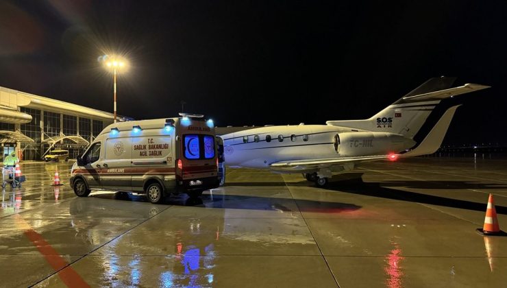 Ağrı’dan Ankara’ya Kalp Hastası Bebek Uçakla Nakledildi